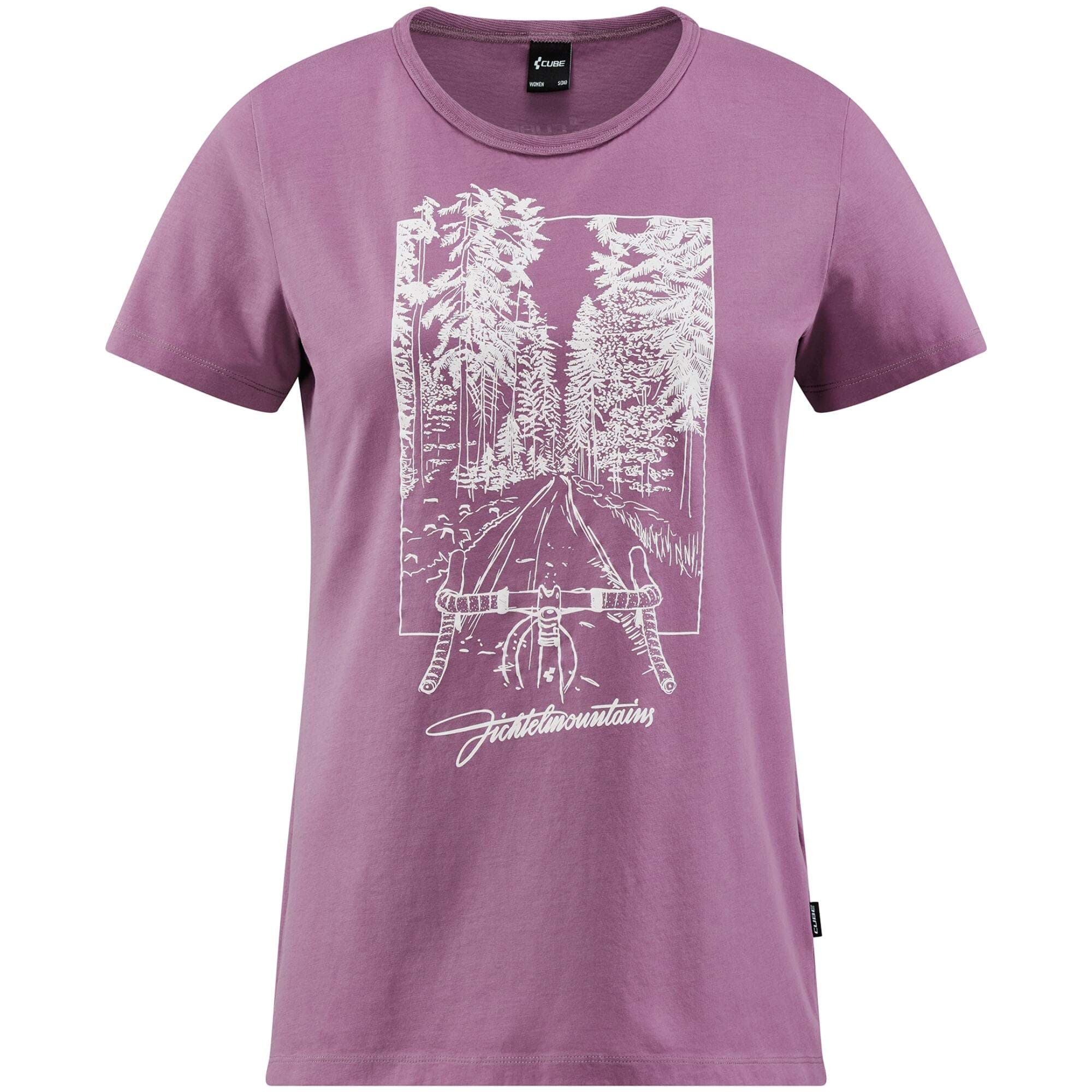CUBE Organic WS T-Shirt Fichtelmountains 2023