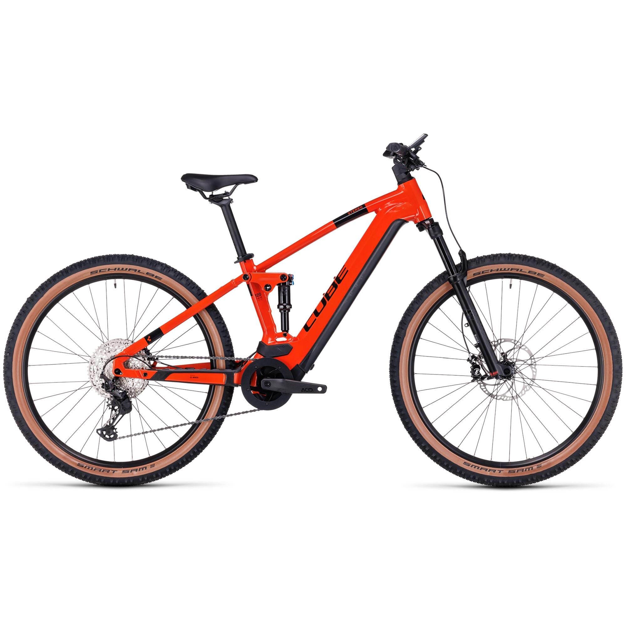 CUBE Stereo Hybrid 120 Race 625 sparkorange'n'black 2023