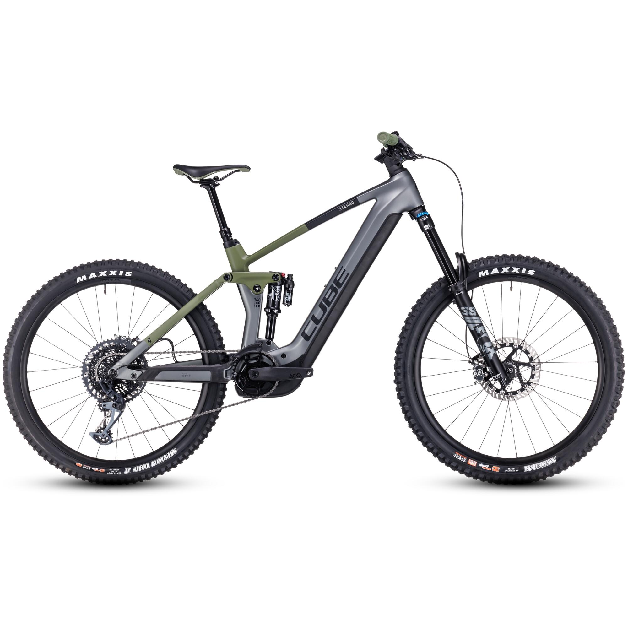 CUBE Stereo Hybrid 160 HPC TM 750 27.5 flashgrey 2023