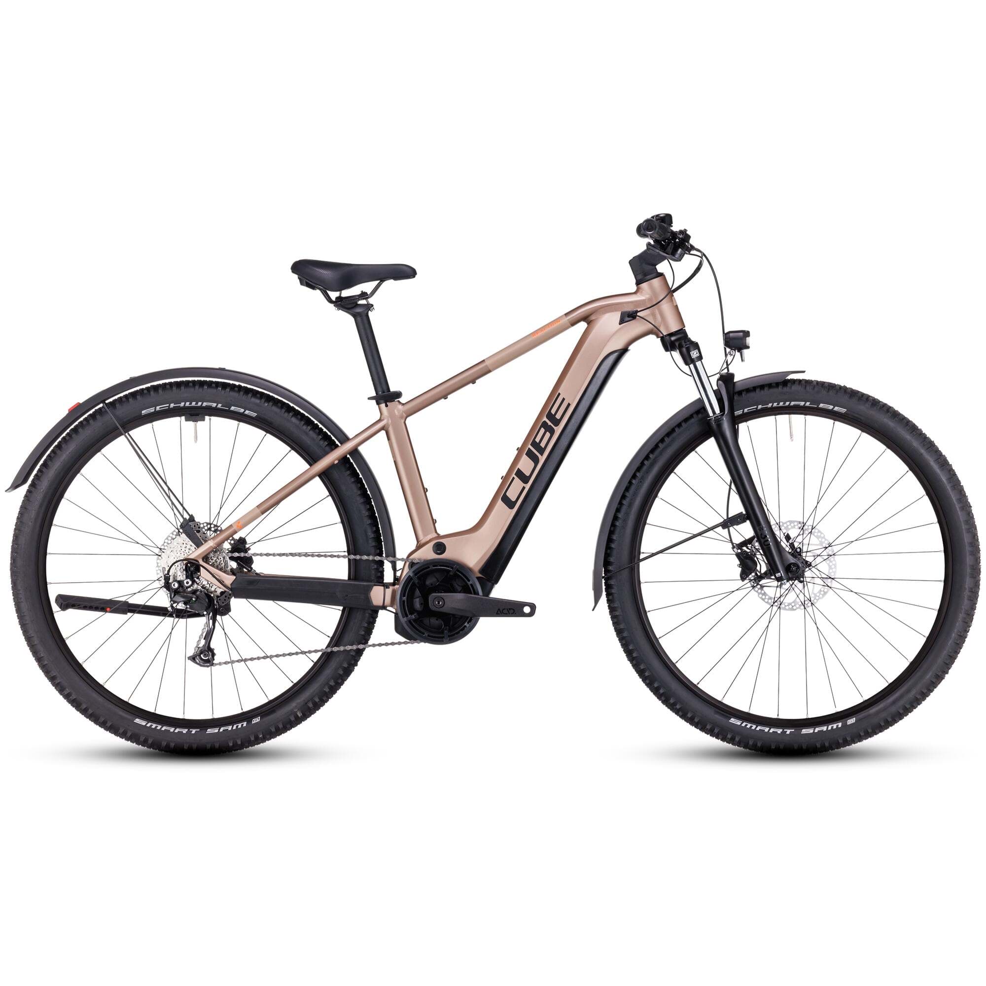 CUBE Reaction Hybrid Perf. 500 Allroad brown'n'orange 2023