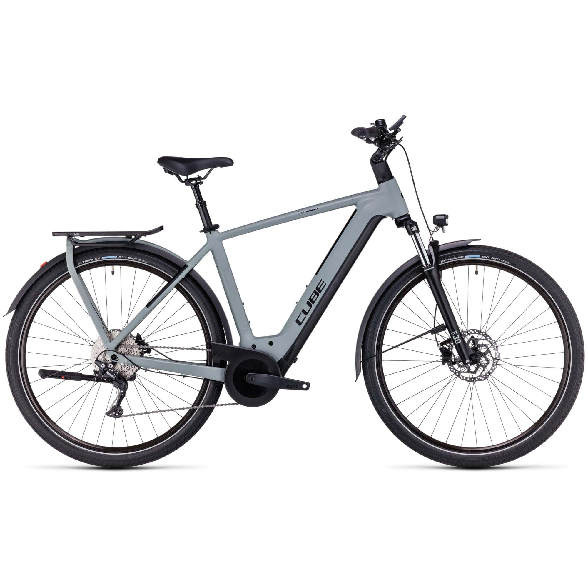 CUBE Kathmandu Hybrid ONE 625 swampgrey'n'black 2023