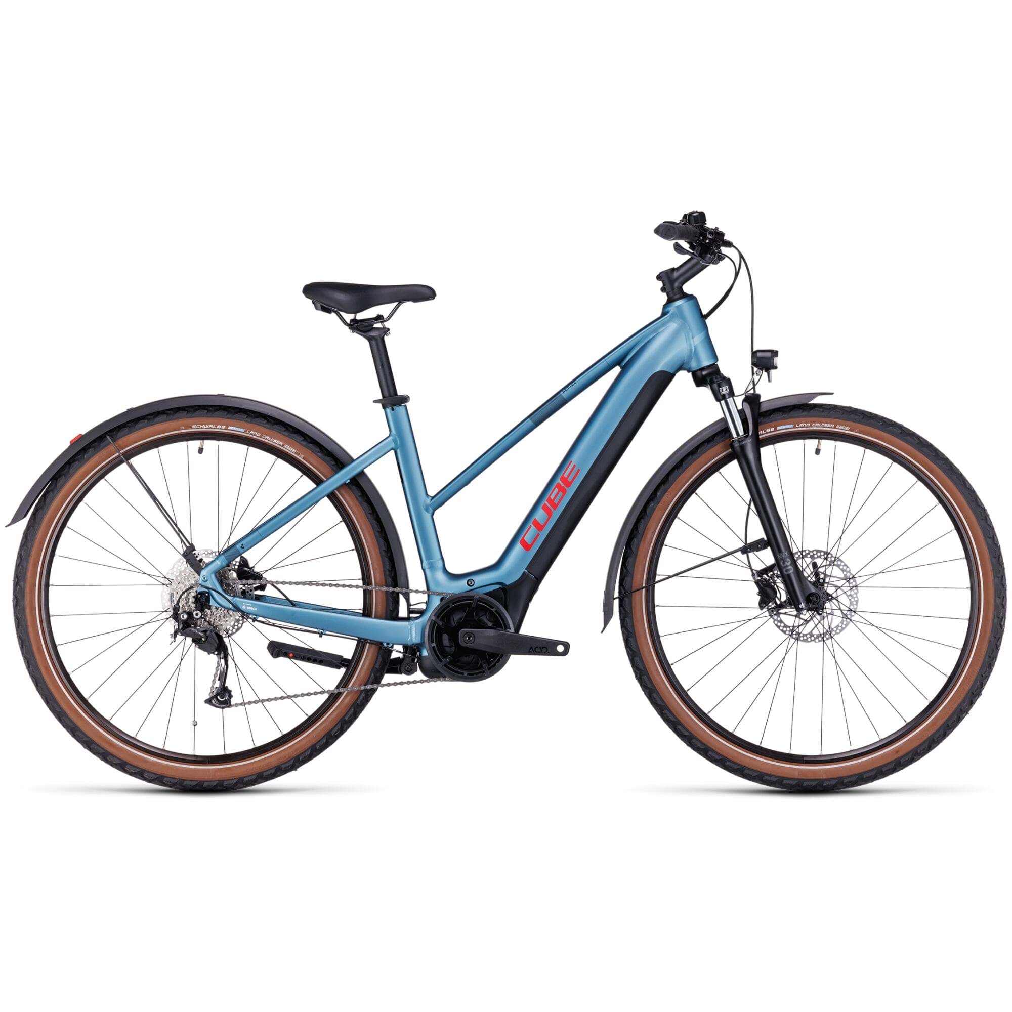 CUBE Nuride Hybrid Performance 625 Allroad metalblue Trapeze 2023