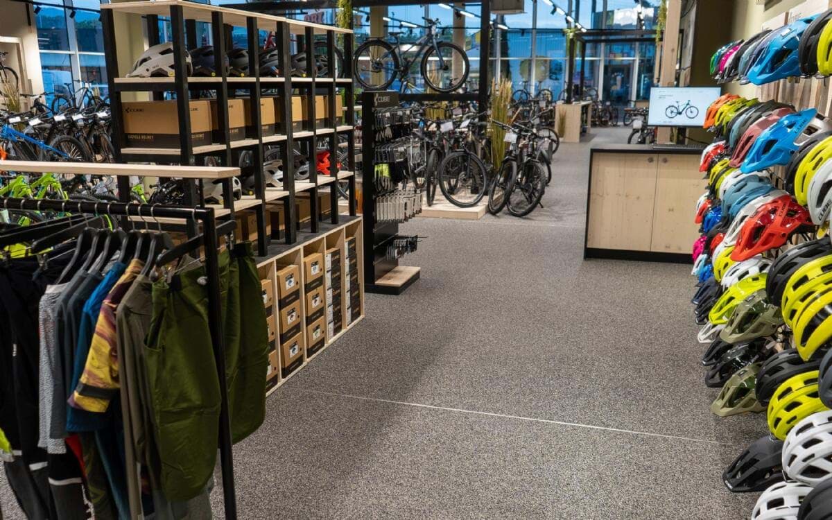Verkaufsraum der Bike365 Filiale Graz, Ansicht 6