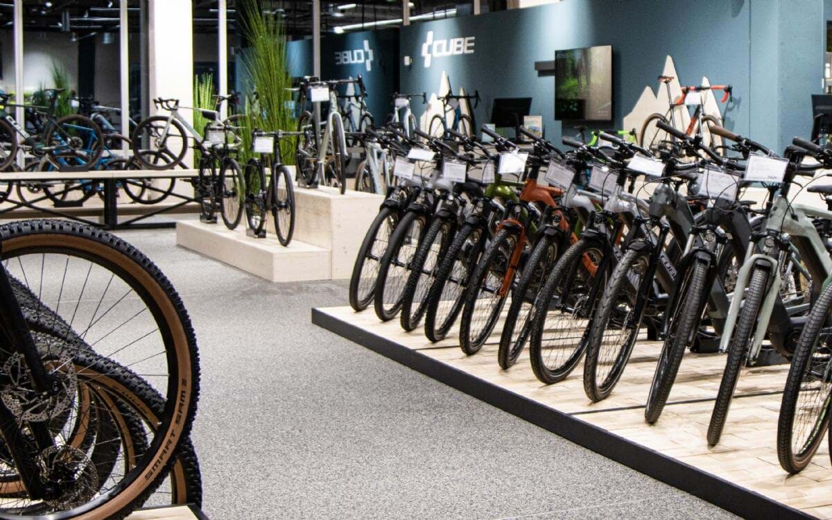 Verkaufsraum der Bike365 Filiale Klagenfurt, Ansicht 4