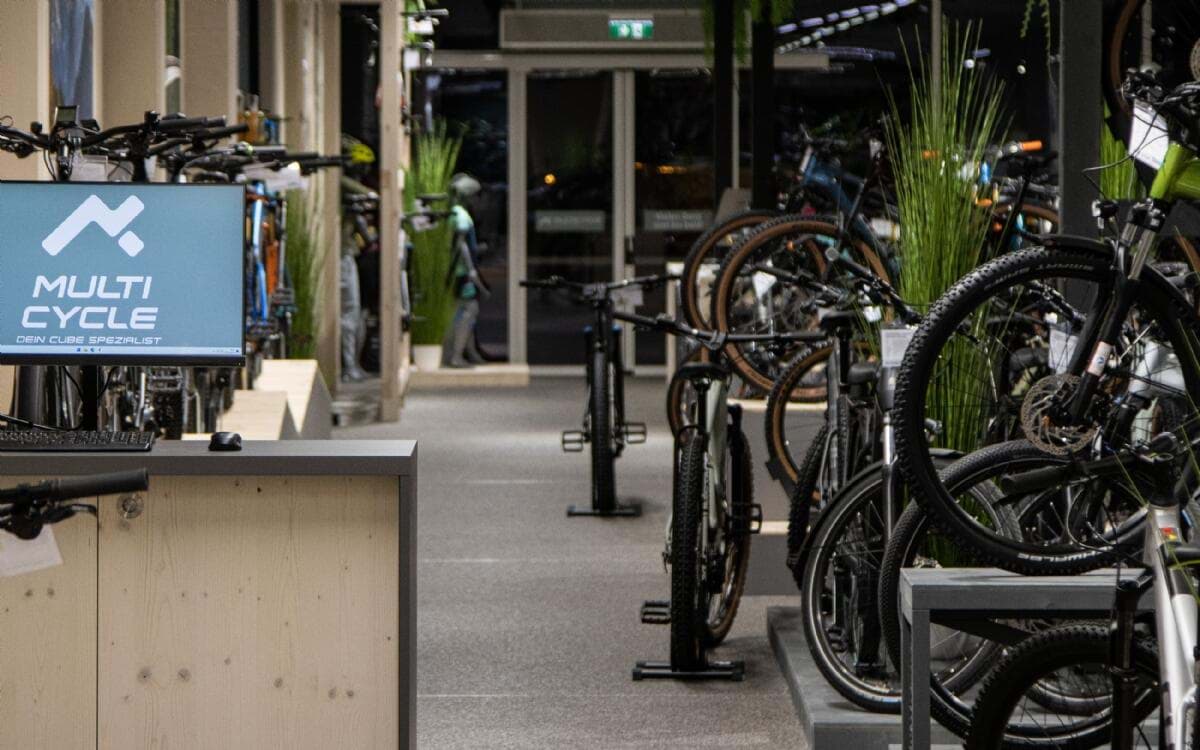 Verkaufsraum der Bike365 Filiale Salzburg Nord, Ansicht 4