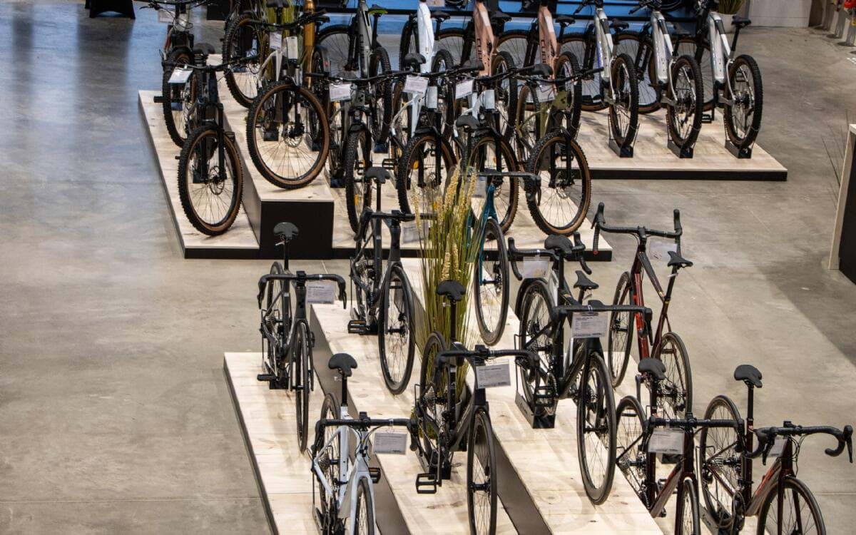 Verkaufsraum der Bike365 Filiale St. Pölten, Ansicht 2